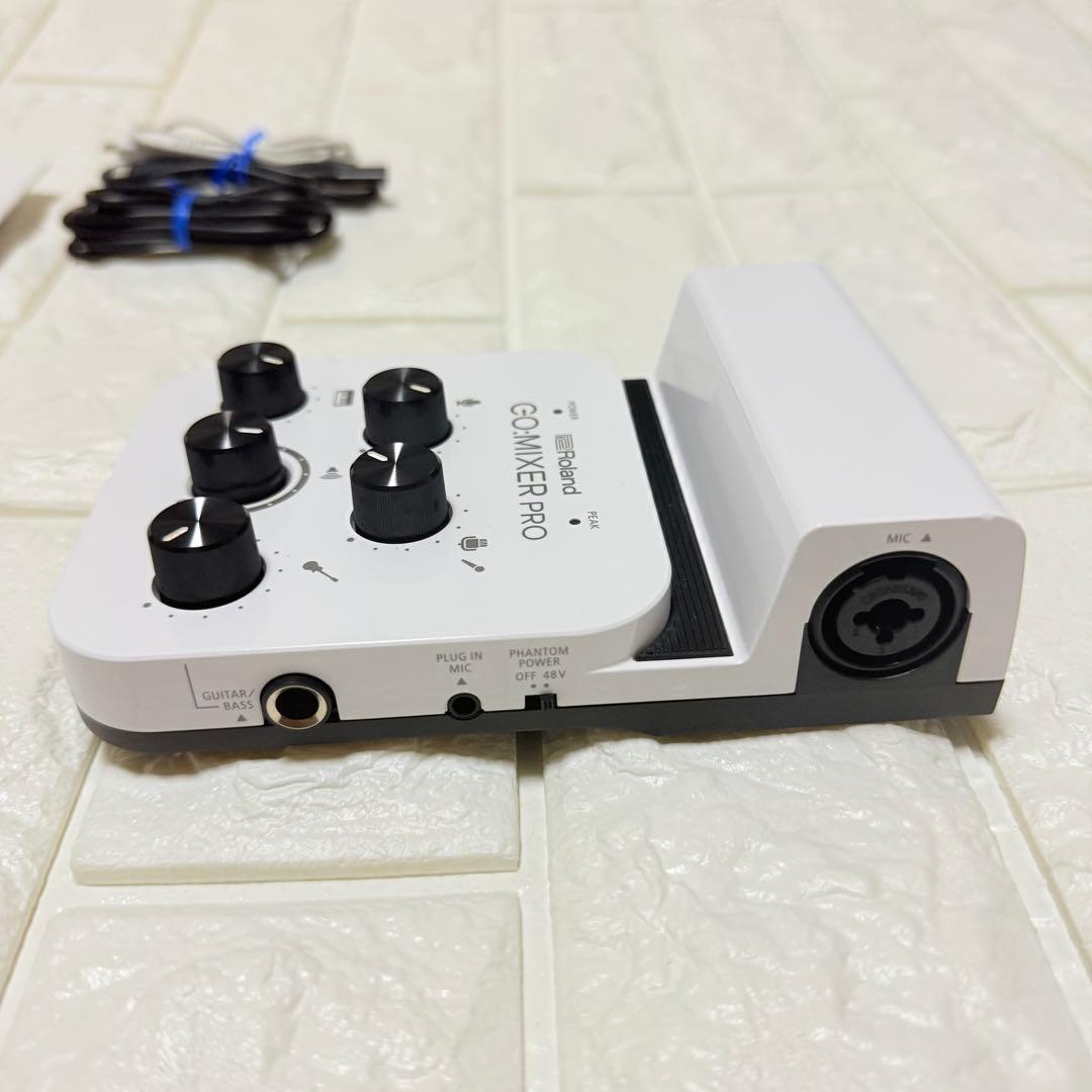 【動作OK/付属品完備】Roland GO:MIXER PRO ホワイト 配信用