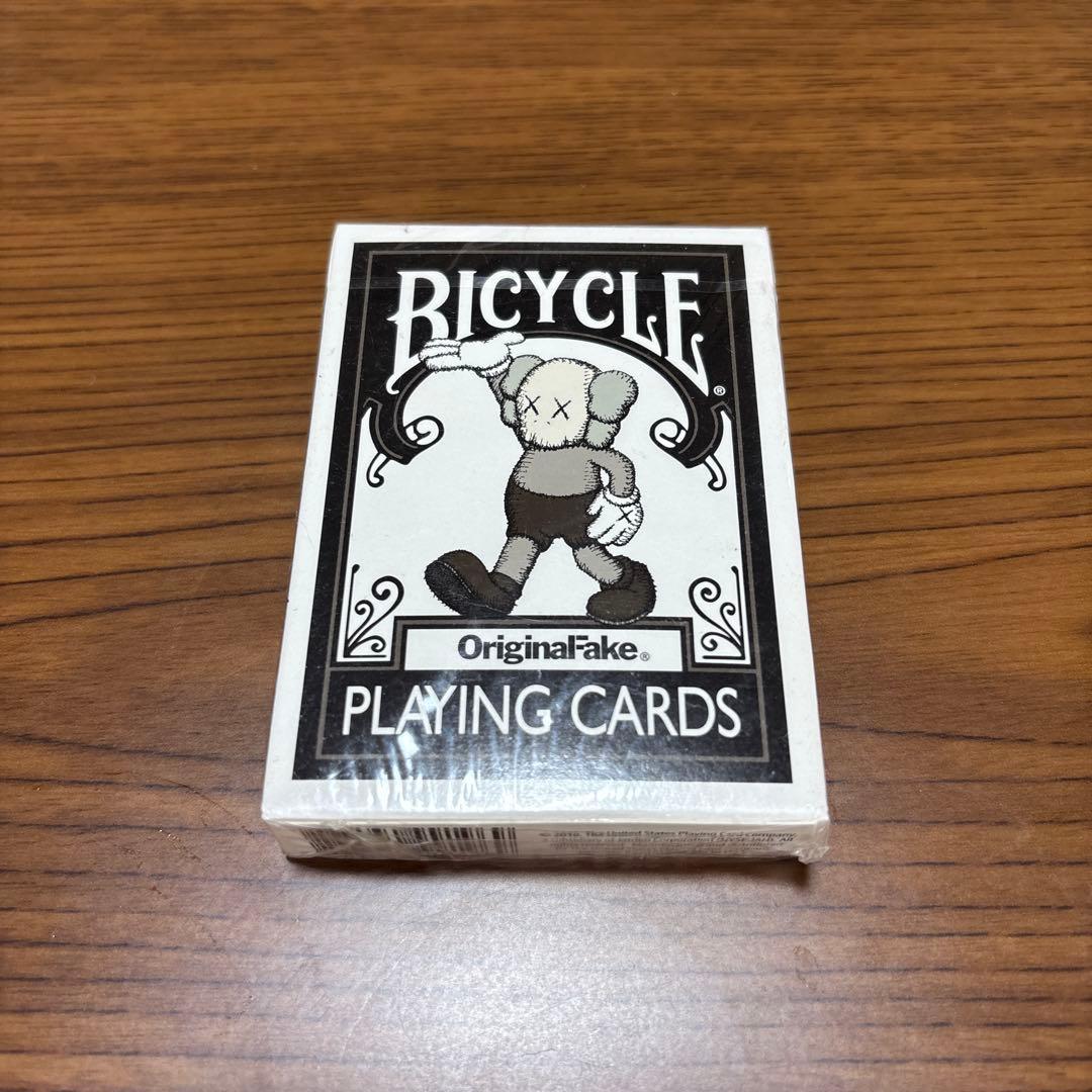 新品 Original Fake Bicycle Kaws トランプ カウズ