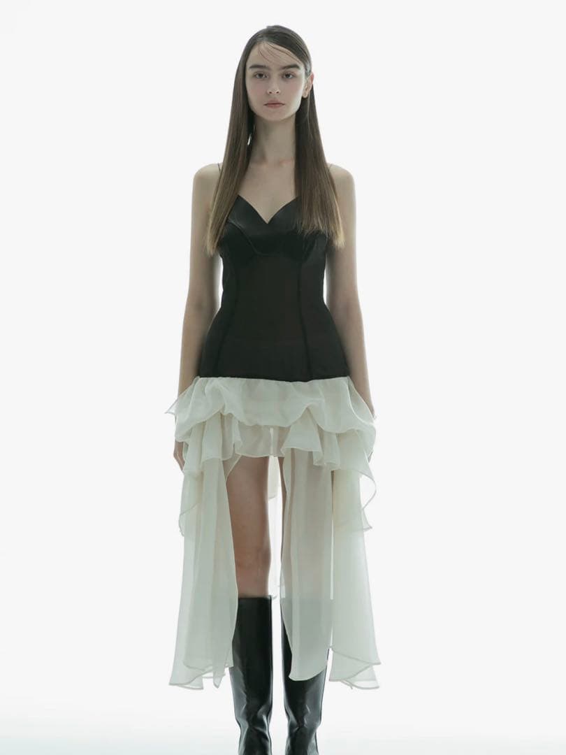 スーツ・フォーマル・ドレス THE RED THREAD V layered camisole dress