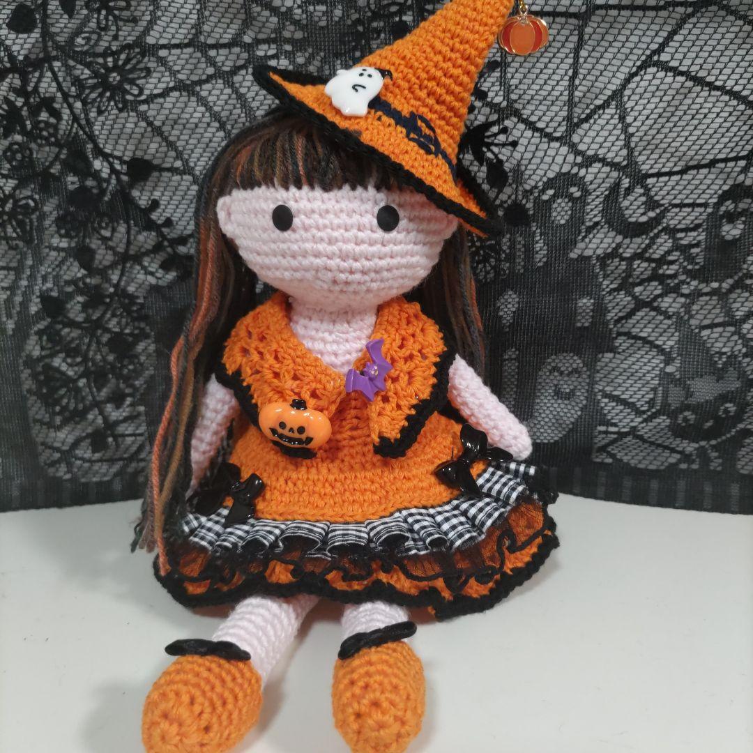 編みぐるみの女の子達（アリス、赤ずきんちゃん、ハロウィン、ポニーテール、深緑の服