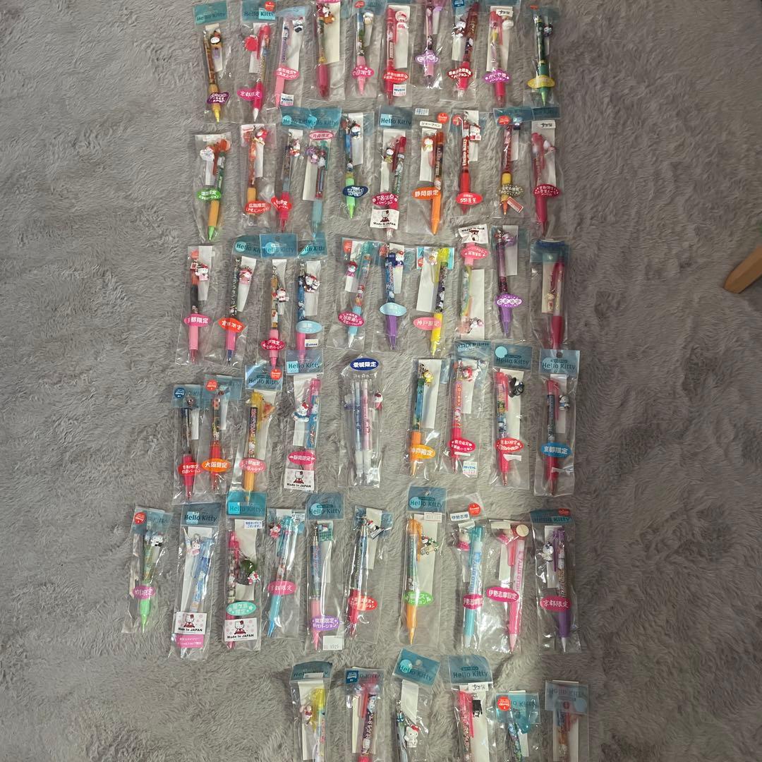 ハローキティ　ご当地　シャーペン　ボールペン　まとめ売り　約50数点