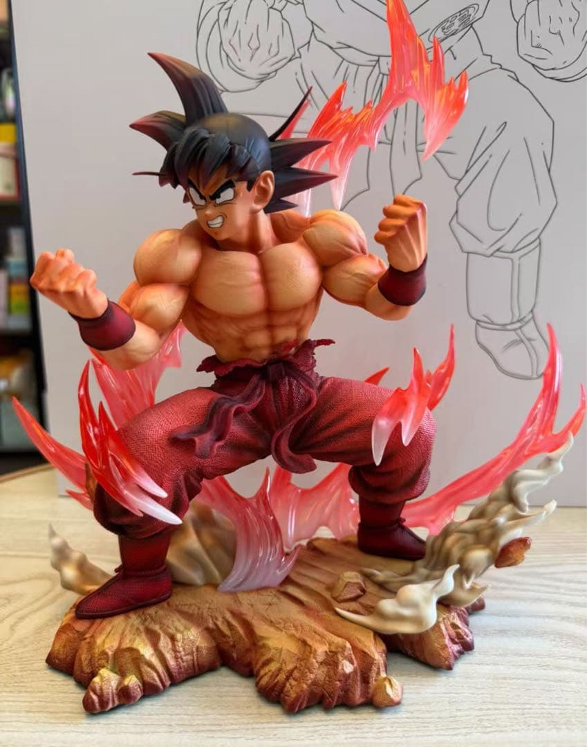ドラゴンボール 孫悟空 ガレキ ガレージキット スタチューX①⑧③