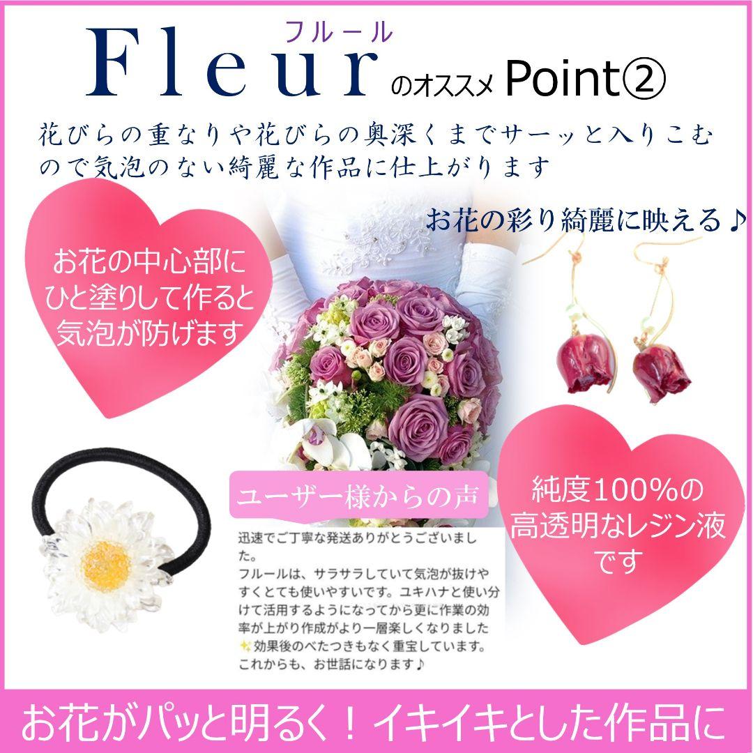 専用レジン液 フルール6本、ツキハナ4本、コーティング剤つき☆