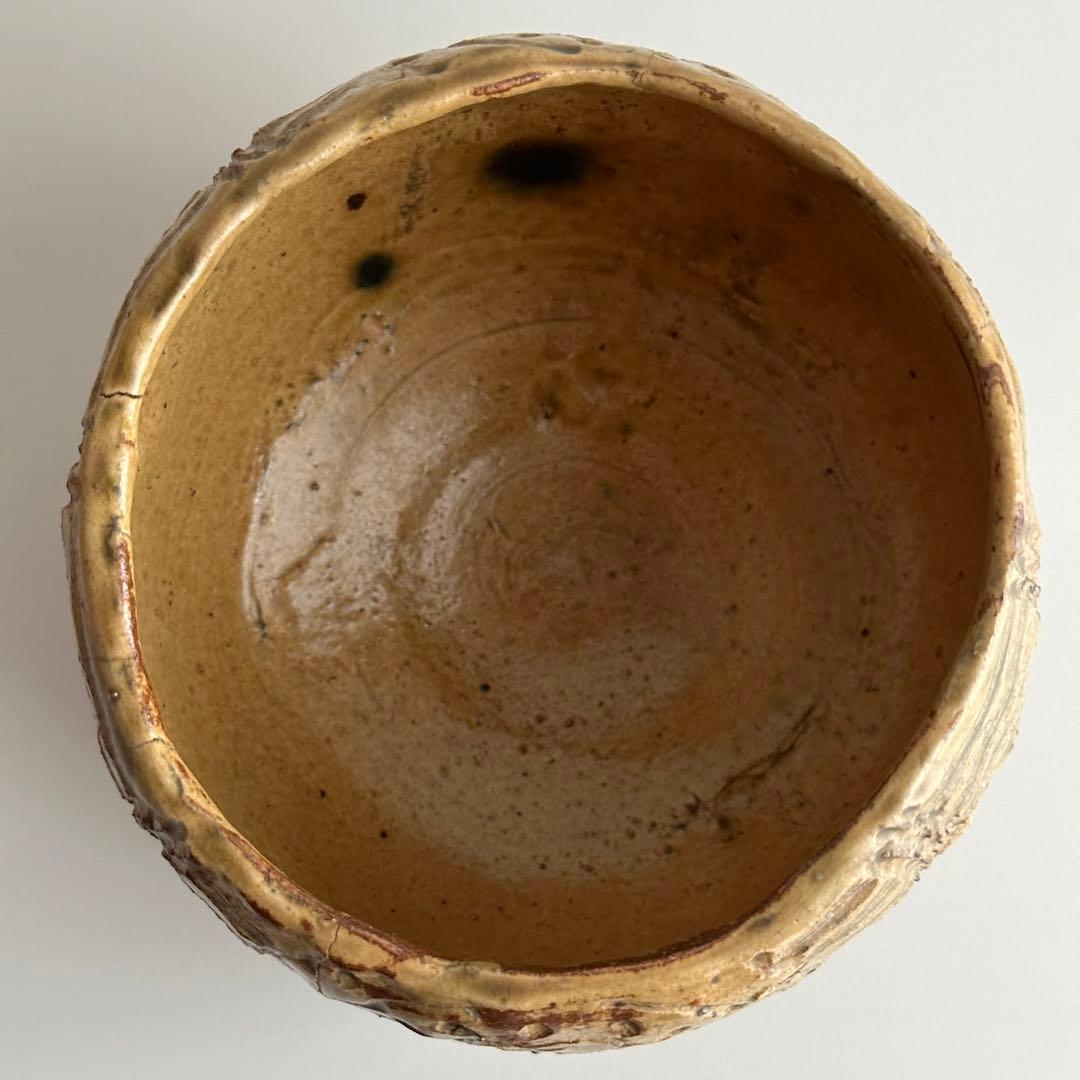 加藤春二 瀬戸焼 茶器 黄瀬戸 俵形 茶碗 共箱