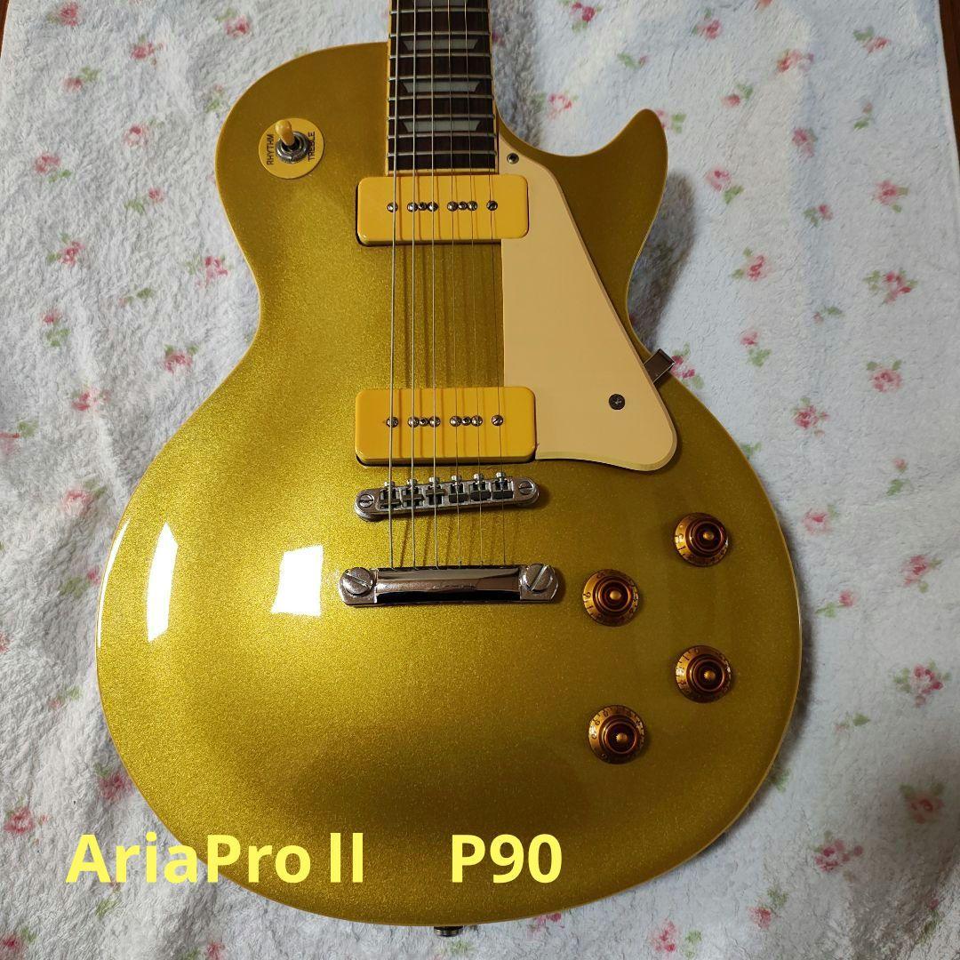 レア　Aria Pro II LS600Pゴールドトップ P90