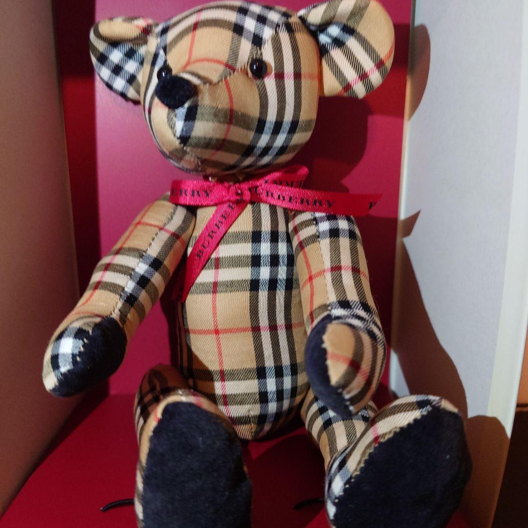 ヴィンテージ オールド BURBERRYバーバリー テディベア 箱付き