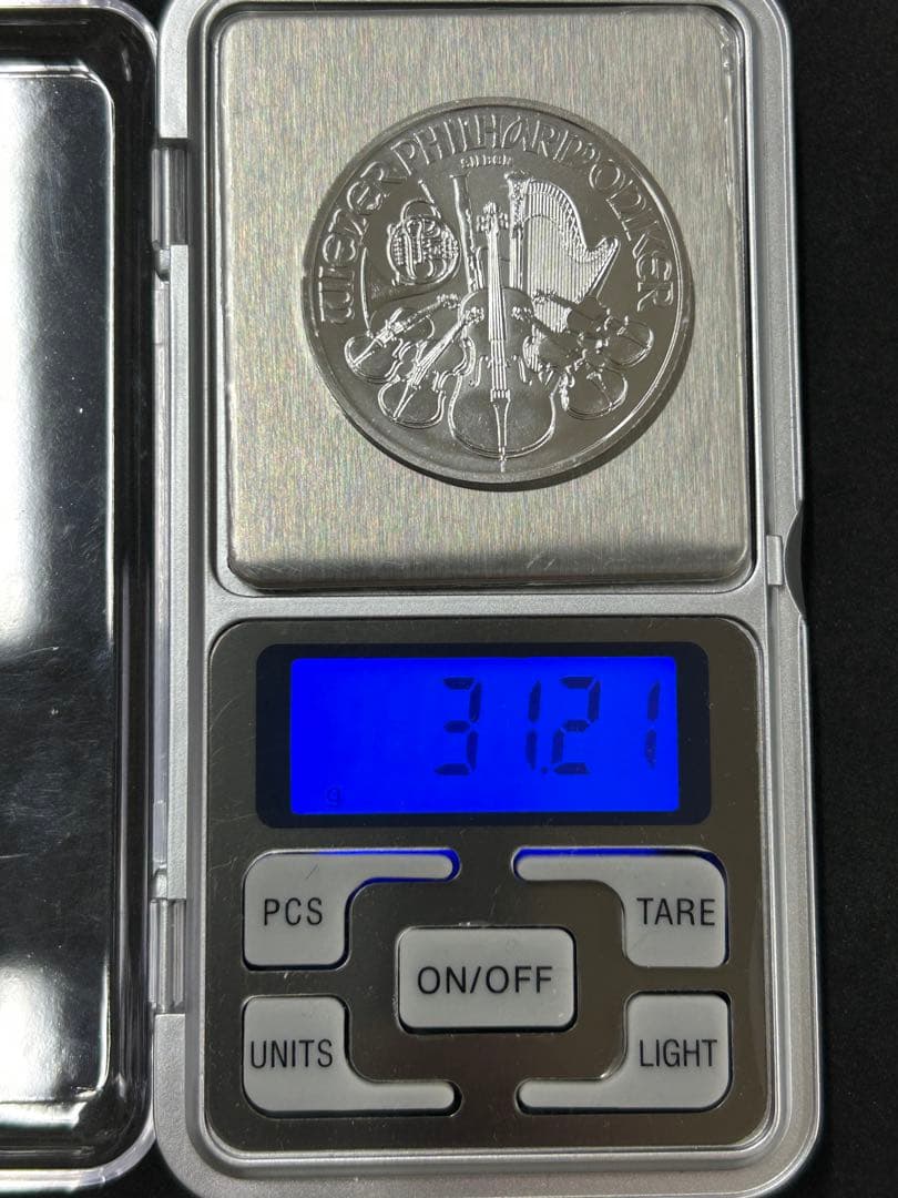ウィーンフィルハーモニー 2021年1オンス 銀貨　本物保証ケース付き　②