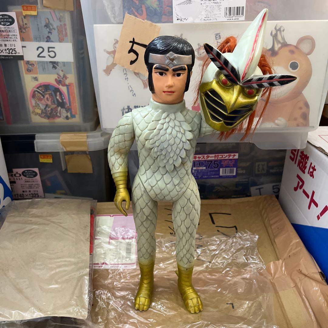 変身忍者嵐　面取れ　ジャイアントサイズ　当時物
