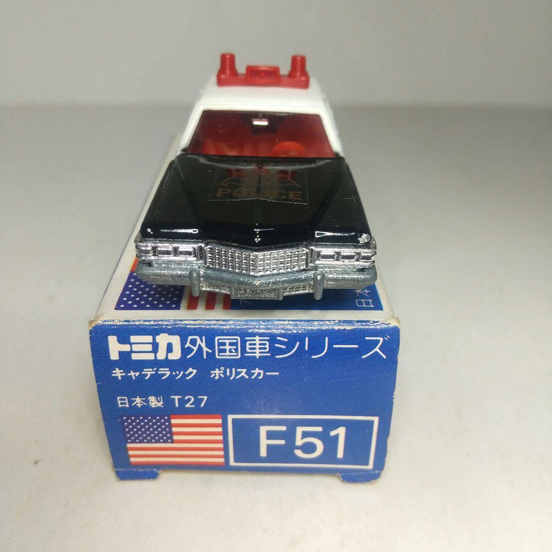 (3821)トミカ 青箱 日本製 キャデラック ポリスカー