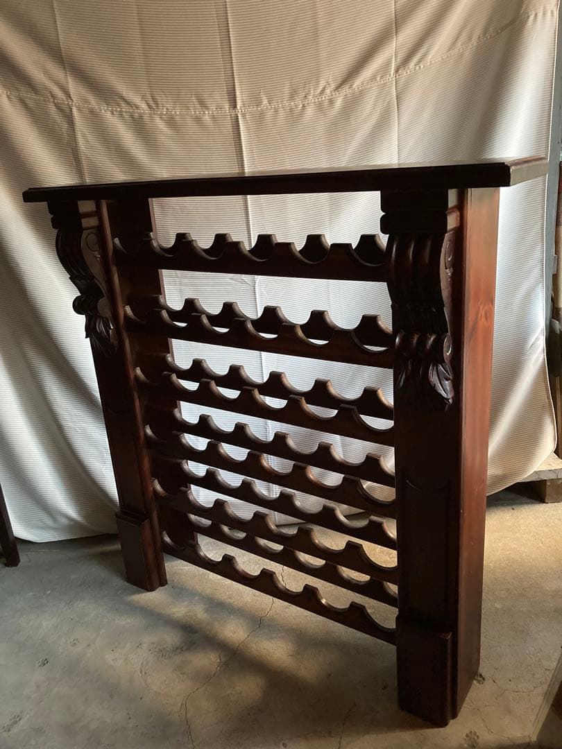 家具 antique wine wood cabinet vintage