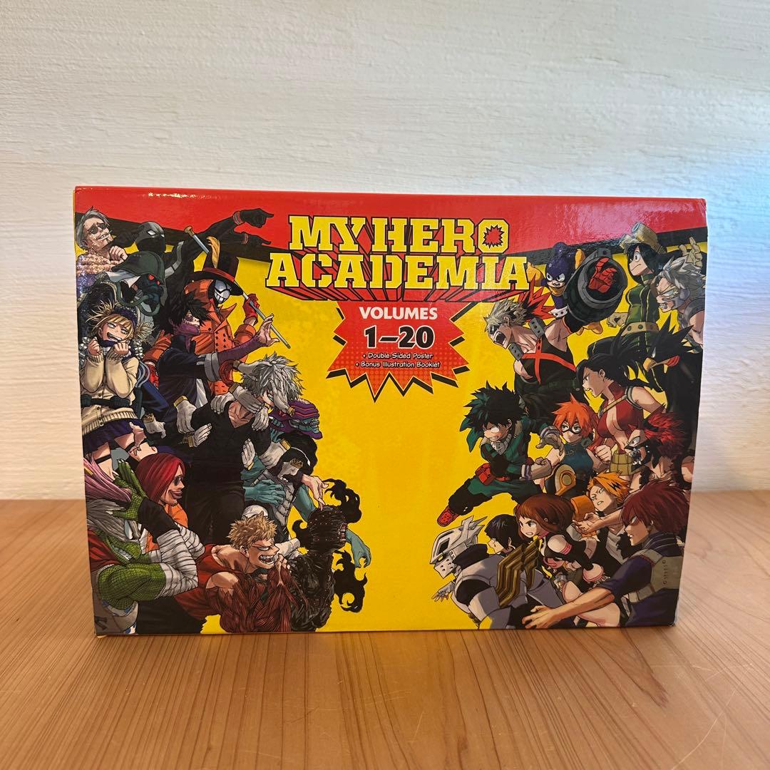 ☆美品•貴重品☆僕のヒーローアカデミアBOX 英語版 漫画 1〜20巻
