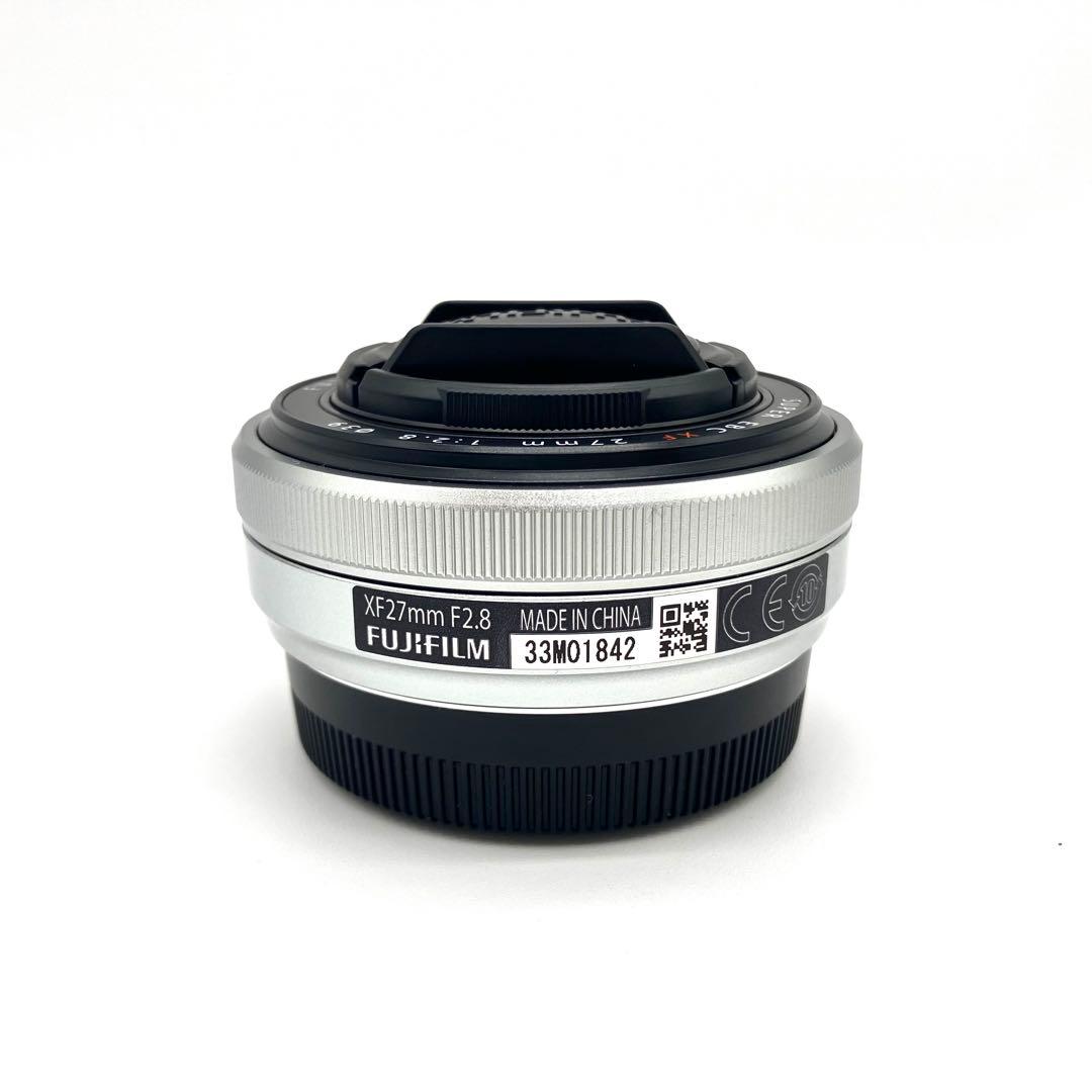 FUJIFILM フジフィルム XF 27mm F2.8 単焦点レンズ シルバー