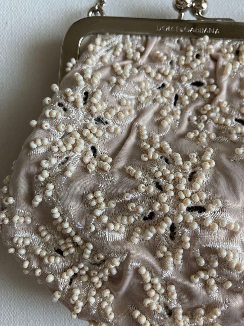 1990年代　Dolce & Gabbana ビーズ刺繍 クラッチバッグ