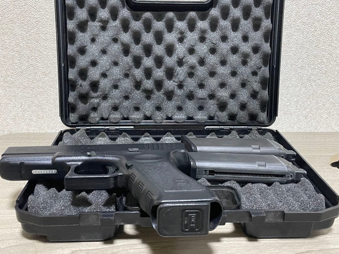 KSC GLOCK グロック 予備マガジン2本 ハードケース ガスガン