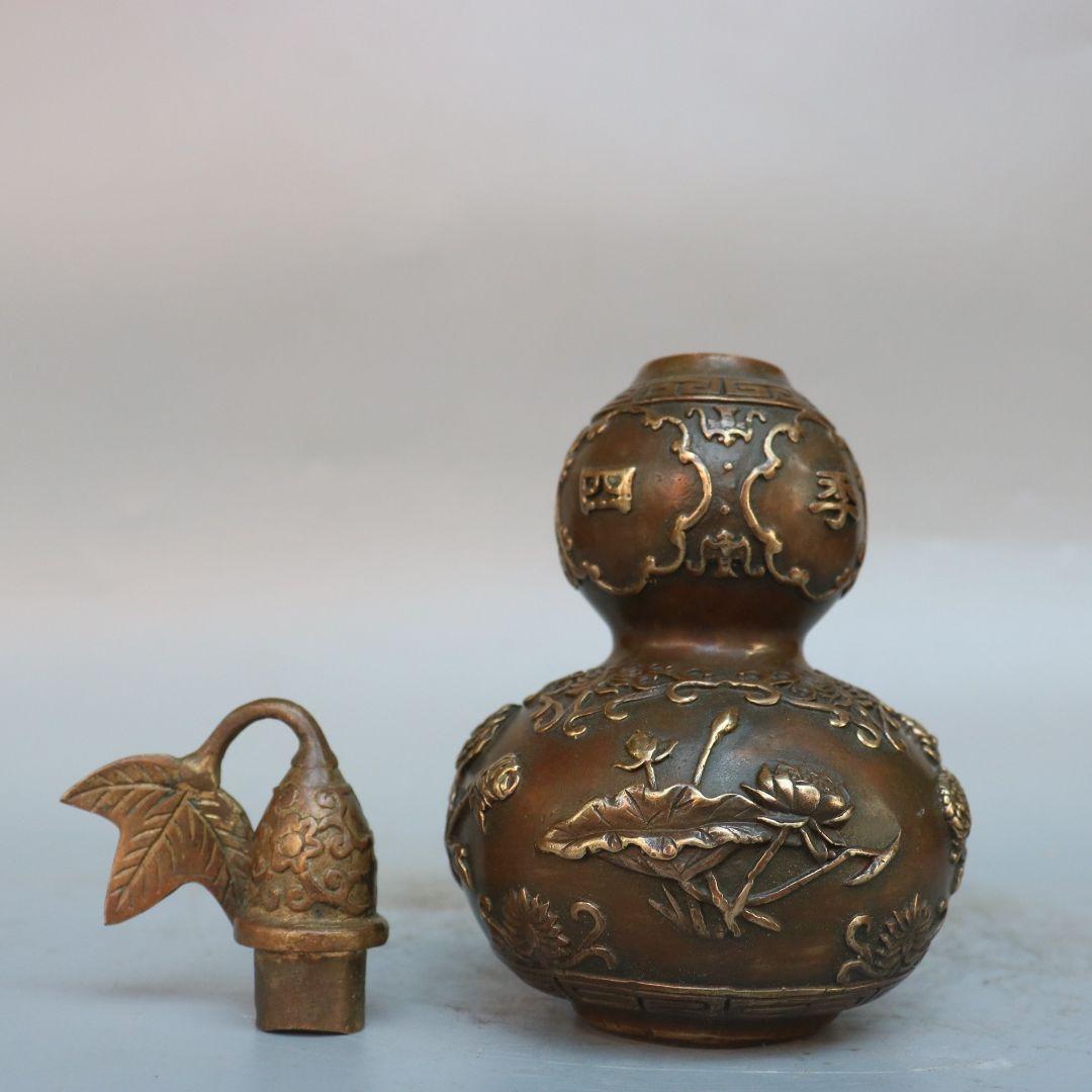 四季が平安瓢箪 装飾品 工芸品 美術品 置物