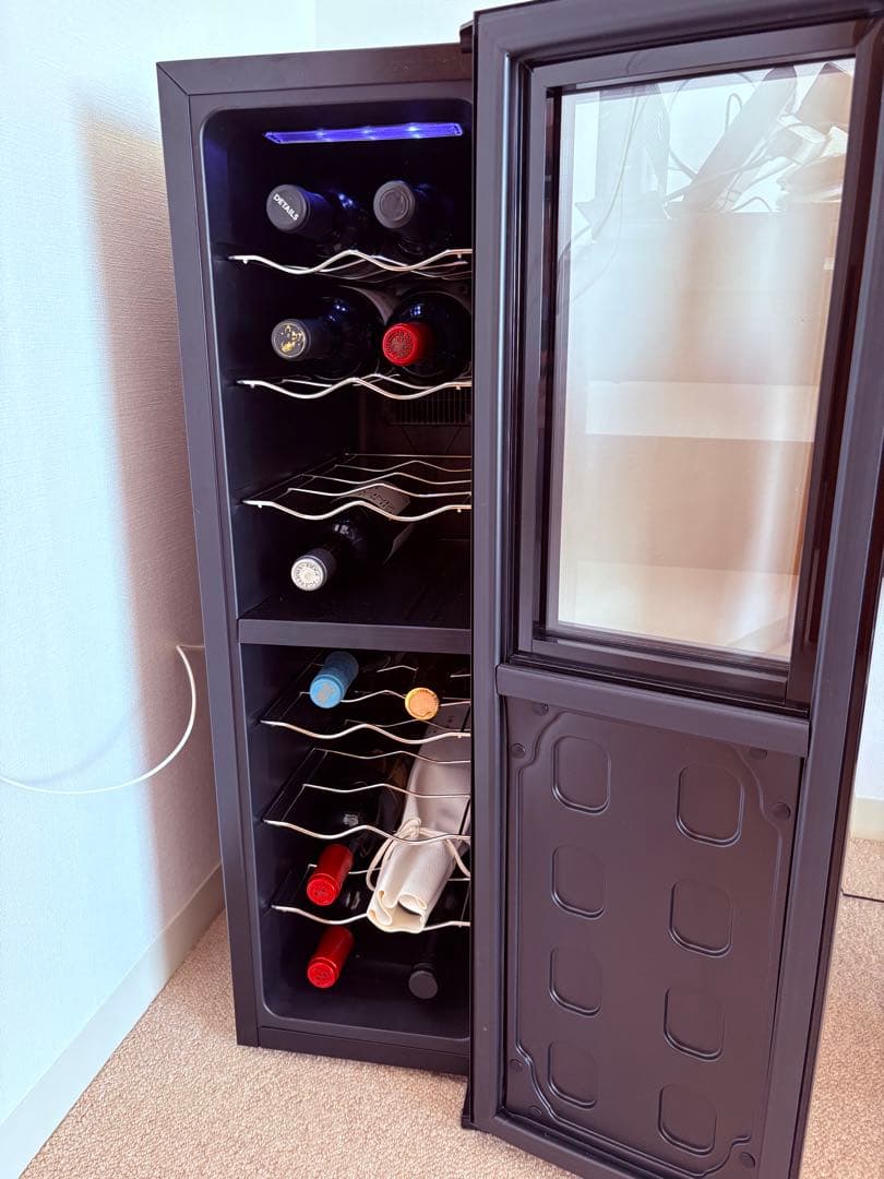 ワインセラー 約45L（16本収納） ペルチェ式 静音