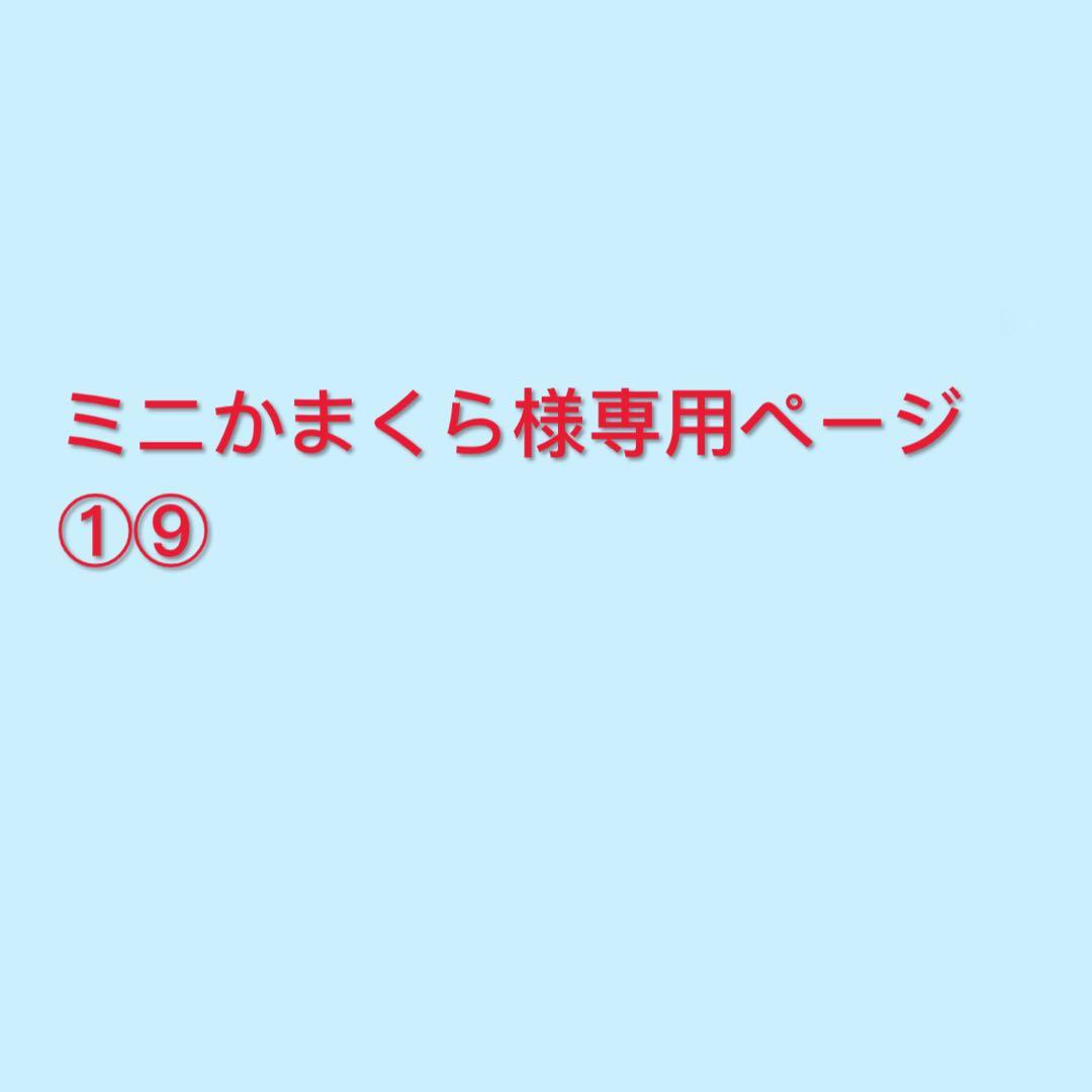 ミニかまくらページ①⑨
