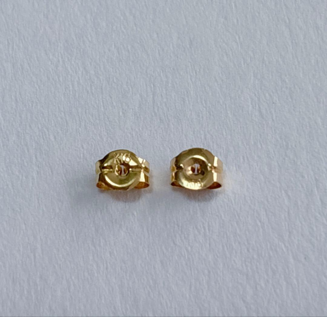 【AHKAH 】 K18 ダイヤ　ピアス