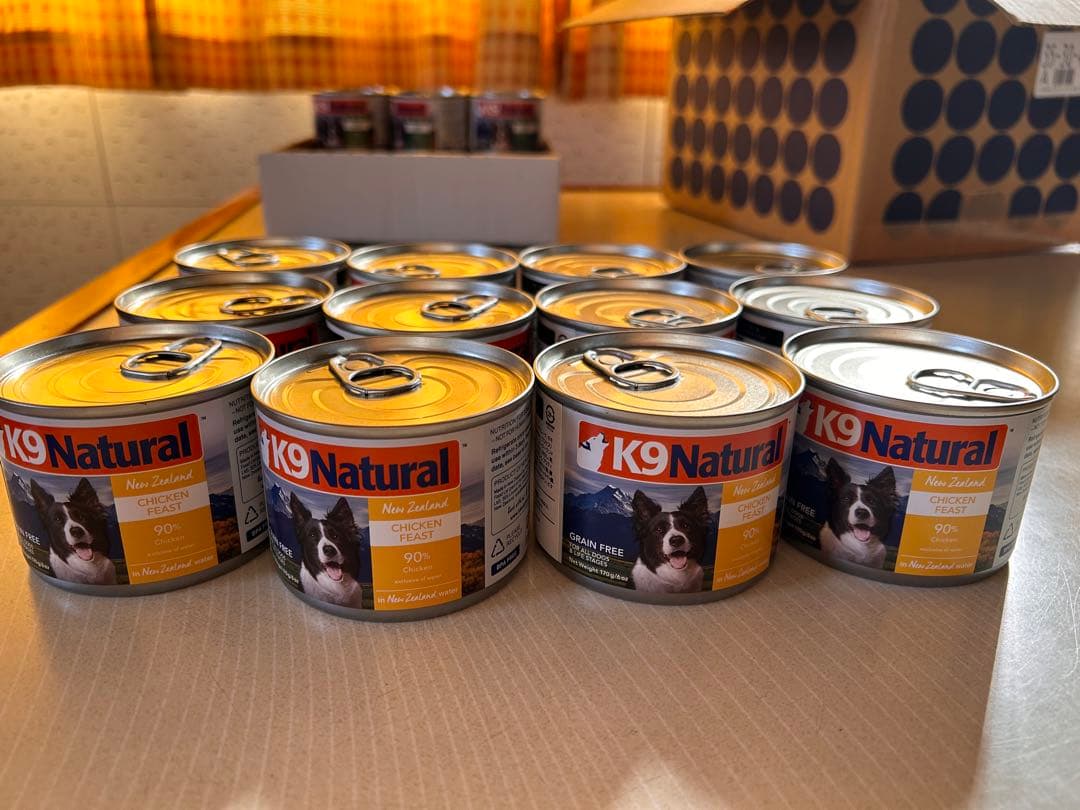 K9 Natural 犬用チキンとラムの2種類セット合計24缶