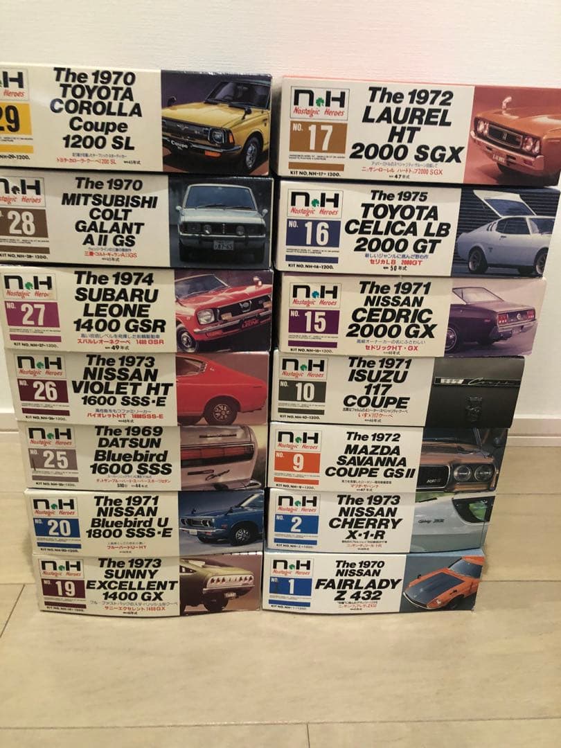 貴重　名車　絶版プラモデル　37台