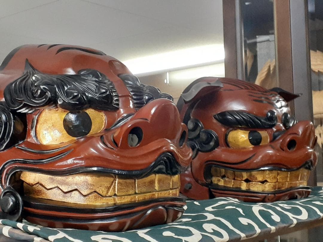 木彫り獅子頭