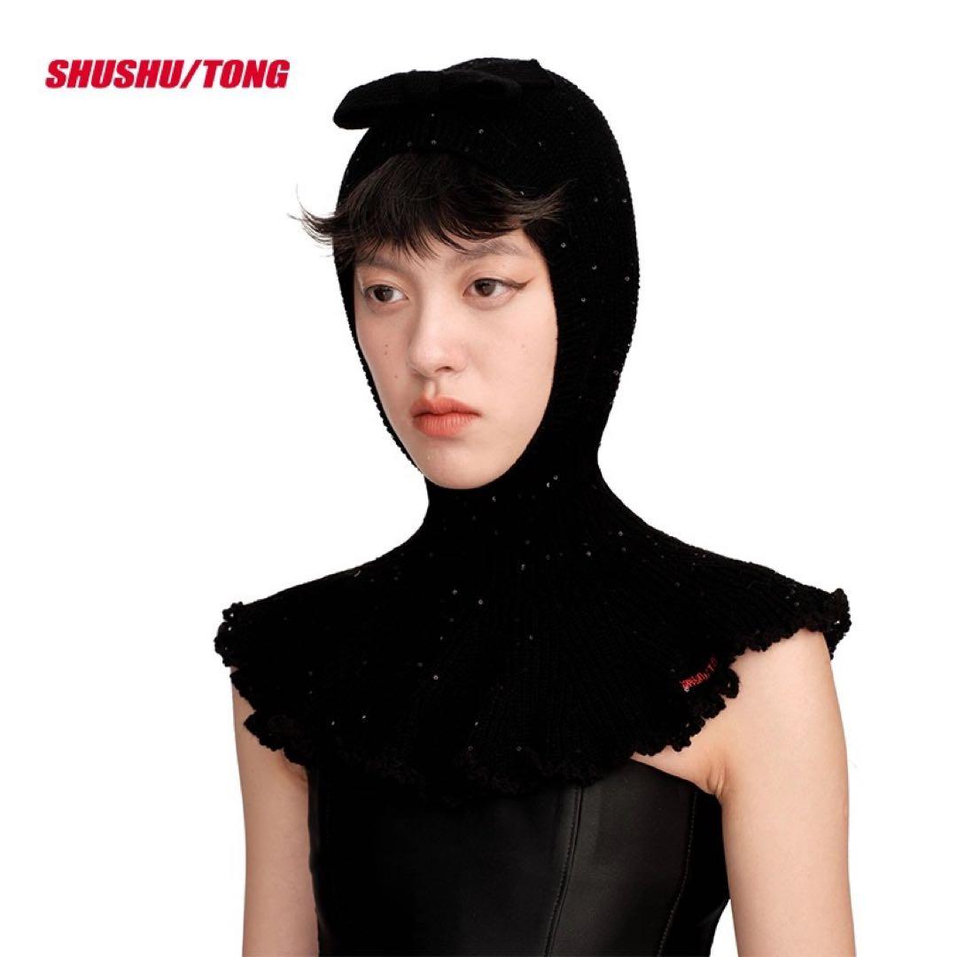 Shushutong リボンニット帽バラクラバ ③