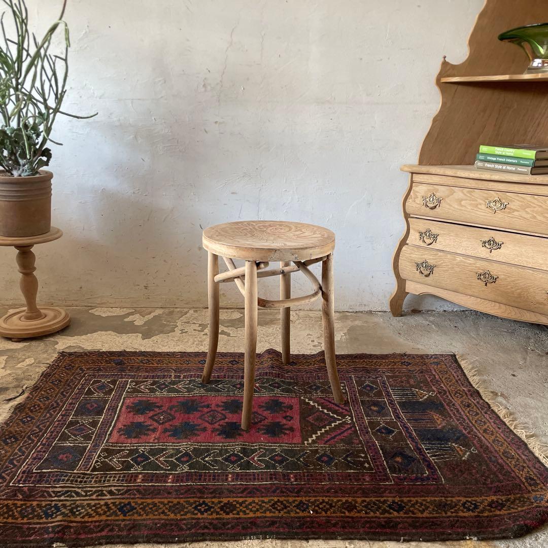 ビンテージ　　ベントウッドスツール　　剥離