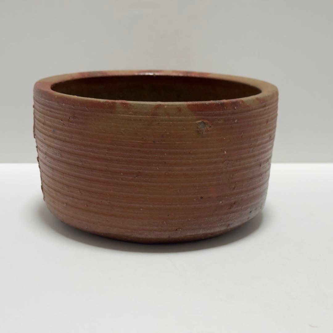 茶道具 伊勢崎満 備前焼 建水 共箱 茶道