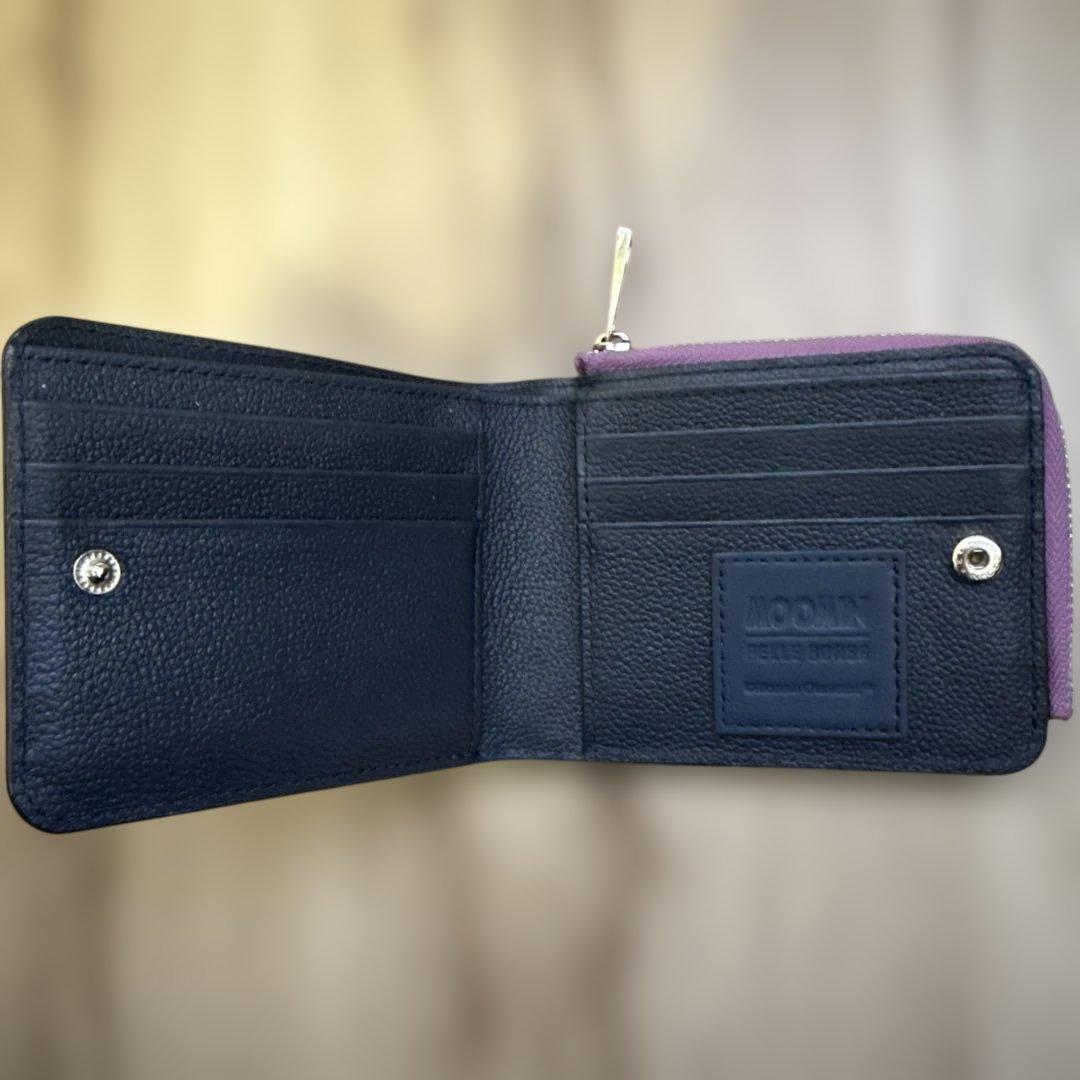 ムーミン×ペレボルサ「リトルミイ」 PELLE BORSA 二つ折り財布