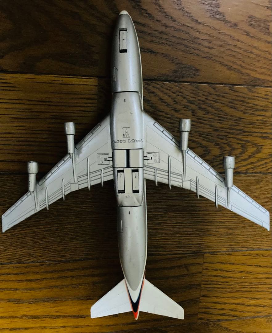 JAL JA8100 模型　レトロ飛行機　日本航空