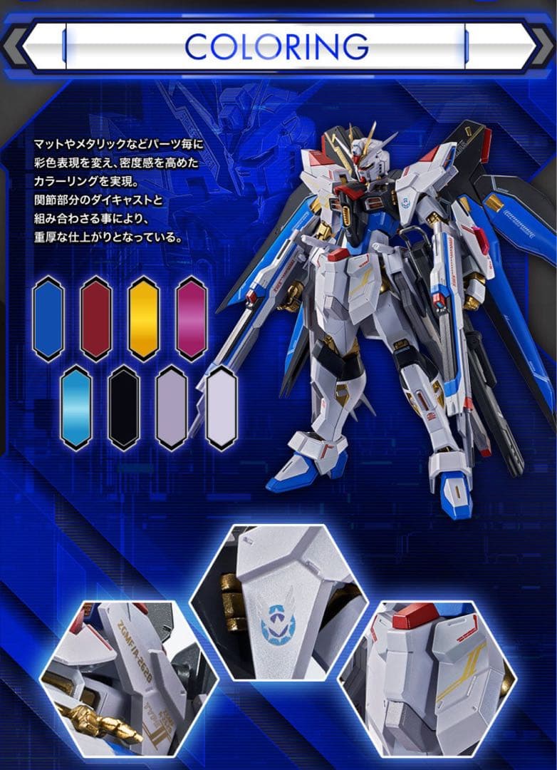 ストライクフリーダムガンダム弐式　プラウドディフェンダー＆エフェクトパーツセット