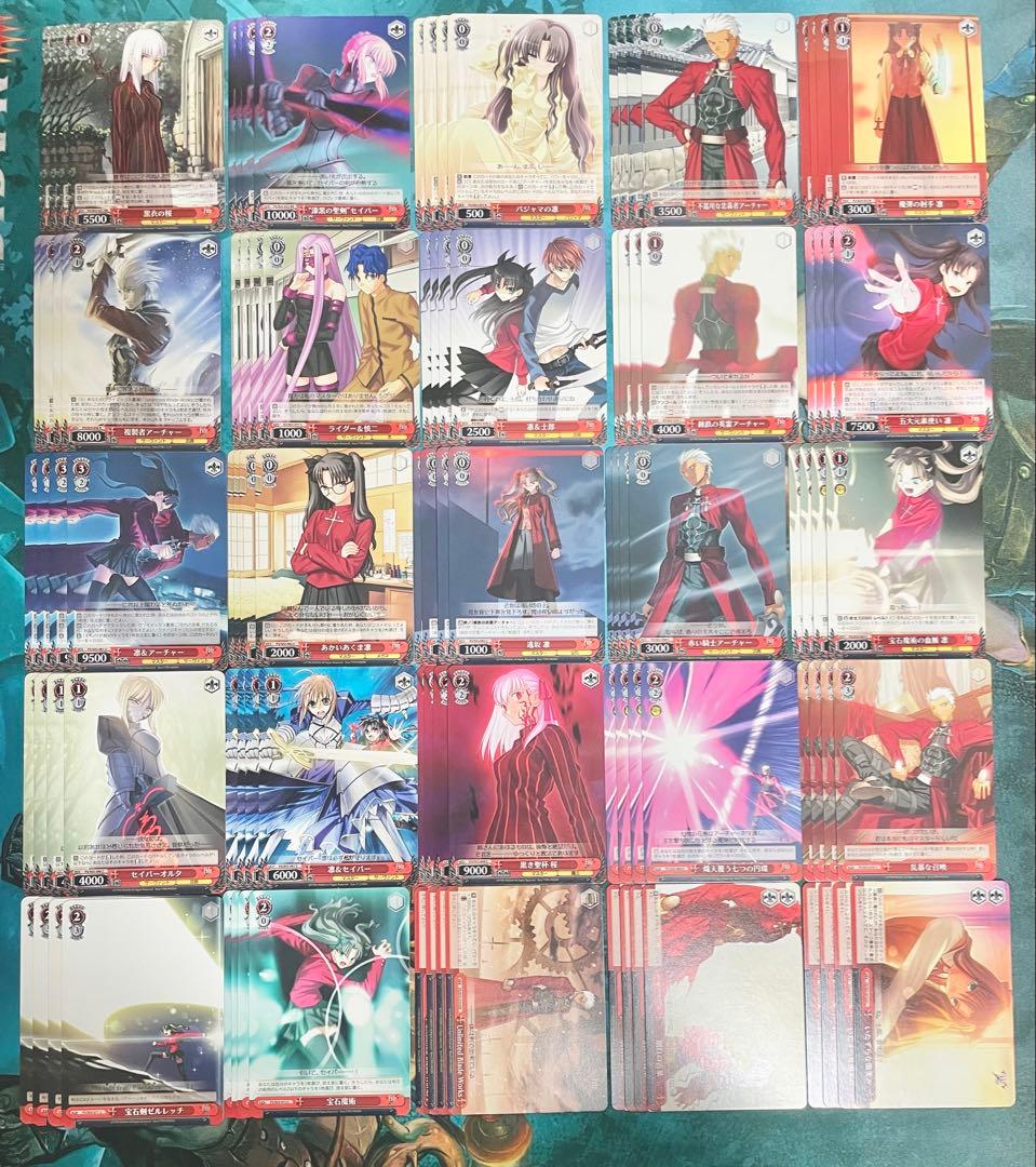 ヴァイスシュヴァルツ Fate/stay night RR以下 4コン