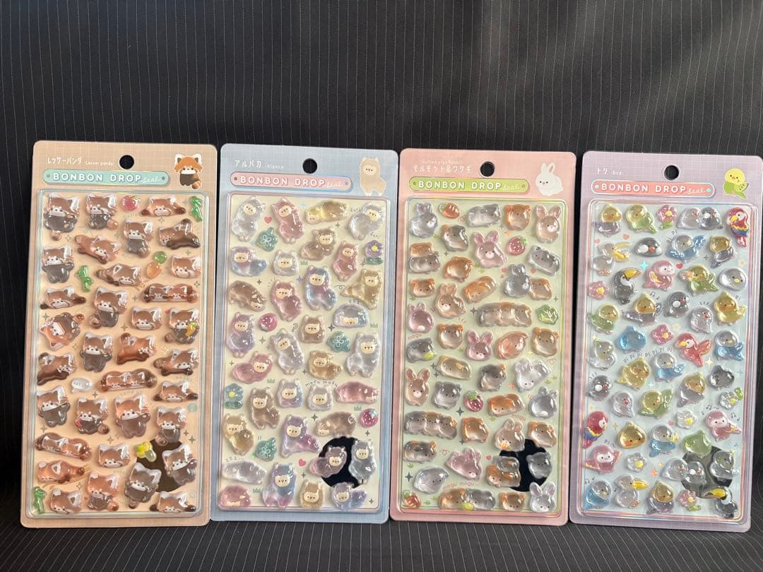 新品ボンボンドロップシール　まとめ売り クーリア サンリオ ちいかわ40枚セット