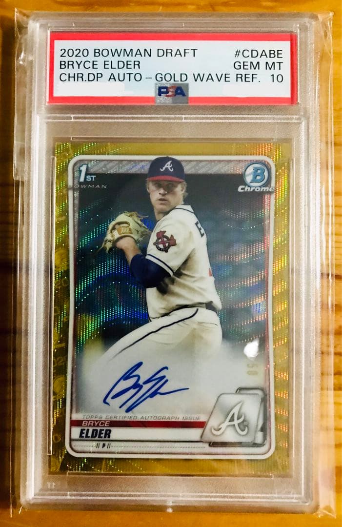 その他 BRYCE ELDER BOWMAN 1ST GOLD WAVE PSA10