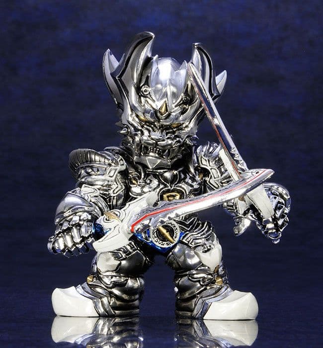 新品●牙狼デフォルメ魔戒コレクション 銀牙騎士ゼロ メッキver.●未開封美品
