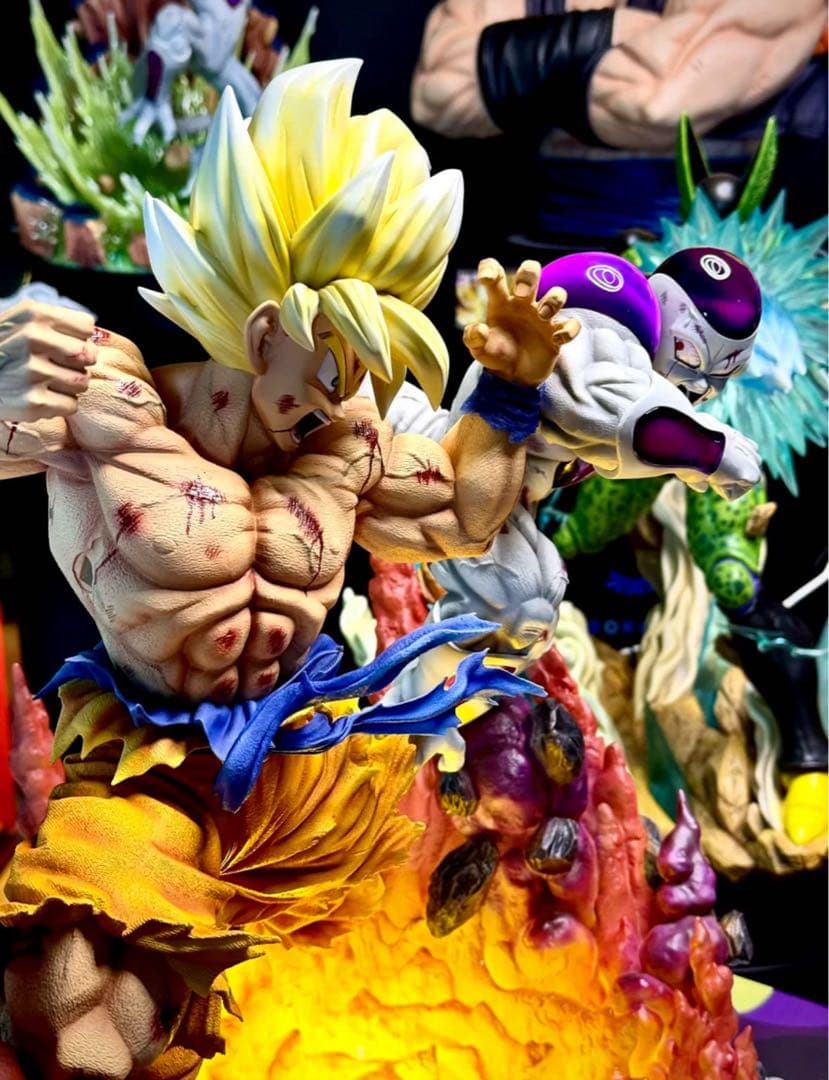 ドラゴンボール 孫悟空 ガレキ ガレージキット スタチューX①②⑨