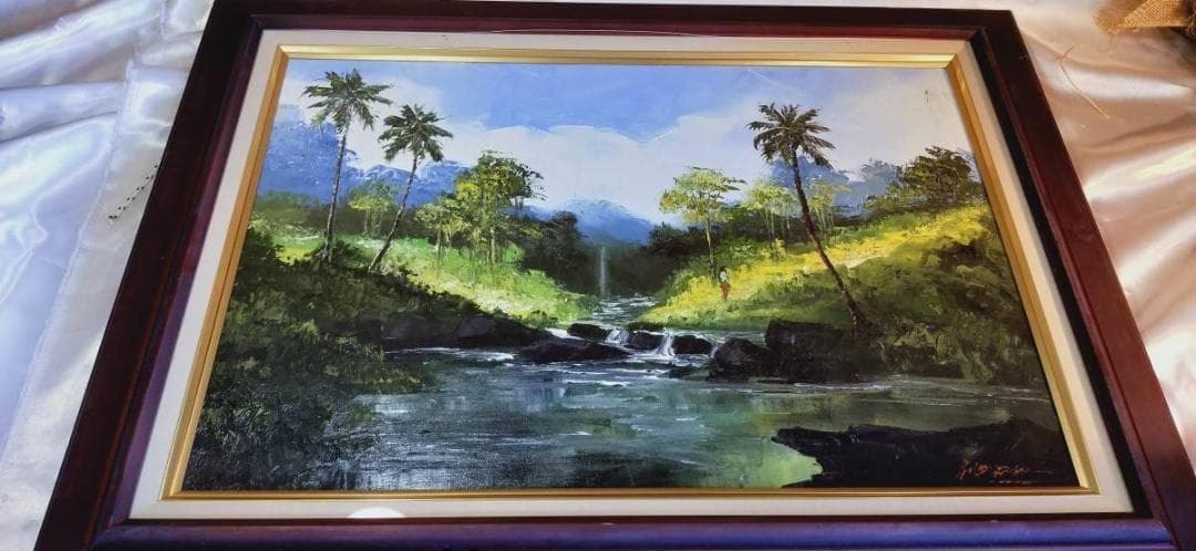 レア　入手困難　絵画　油絵　美術品　風景画　横Y