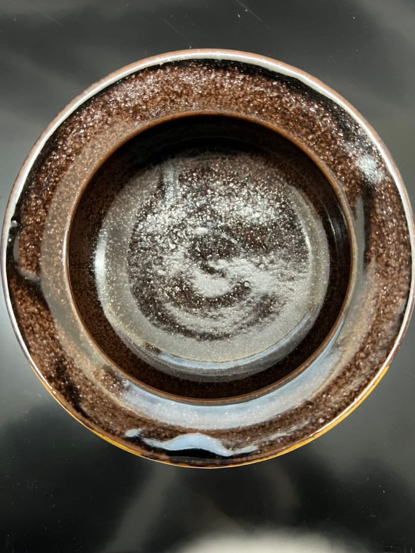 膳所焼 エフゴ建水 陽炎園(かげろうえん) 茶道具