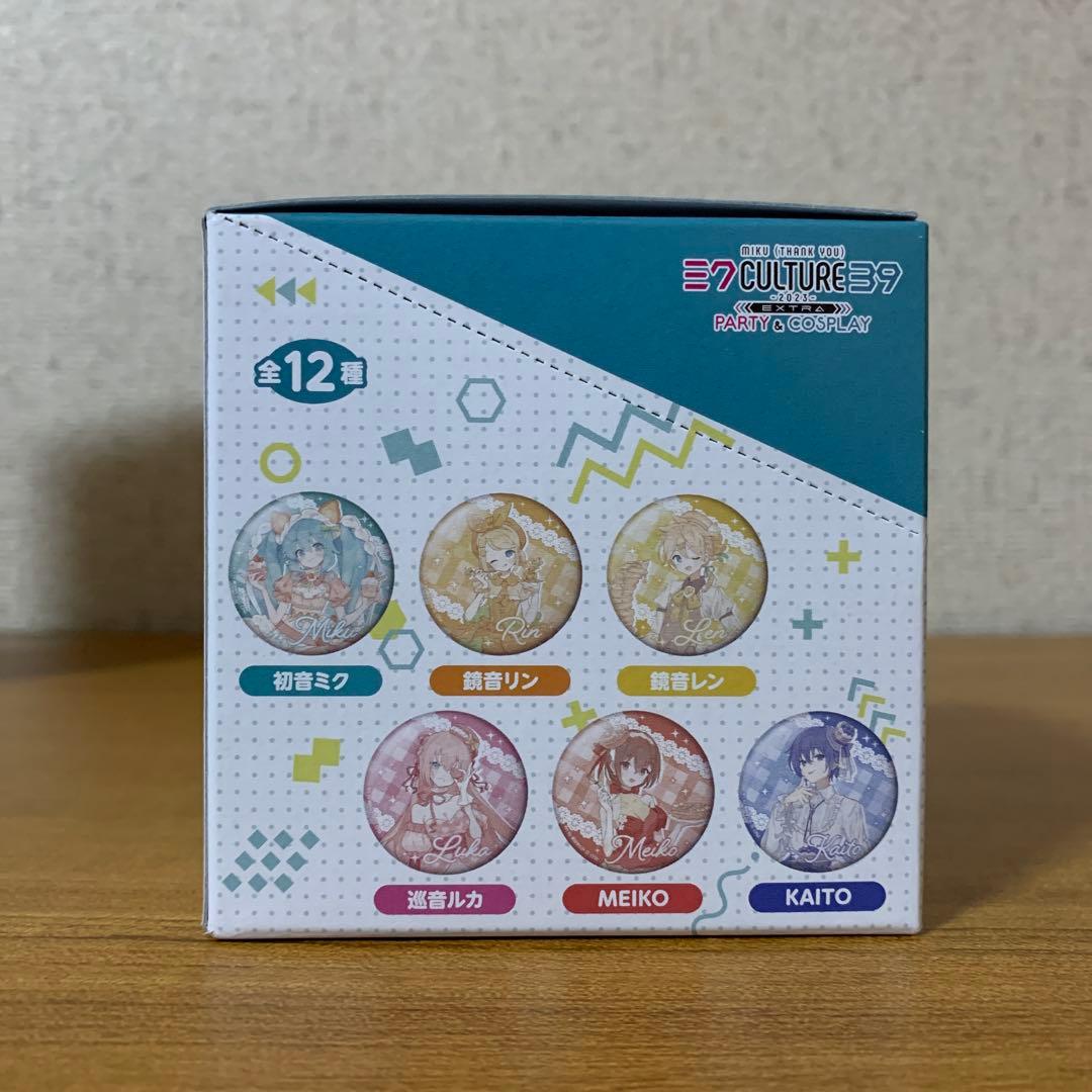 初音ミク Culture39 大き目メタリック缶バッジ 2023 4BOX①