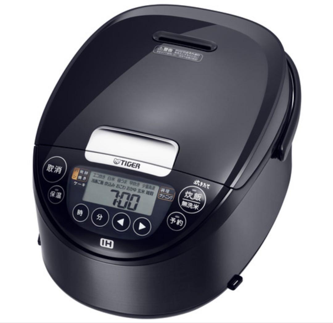 タイガー魔法瓶 TIGER IH炊飯器 炊きたてJPW-Y100KV5.5合 黒