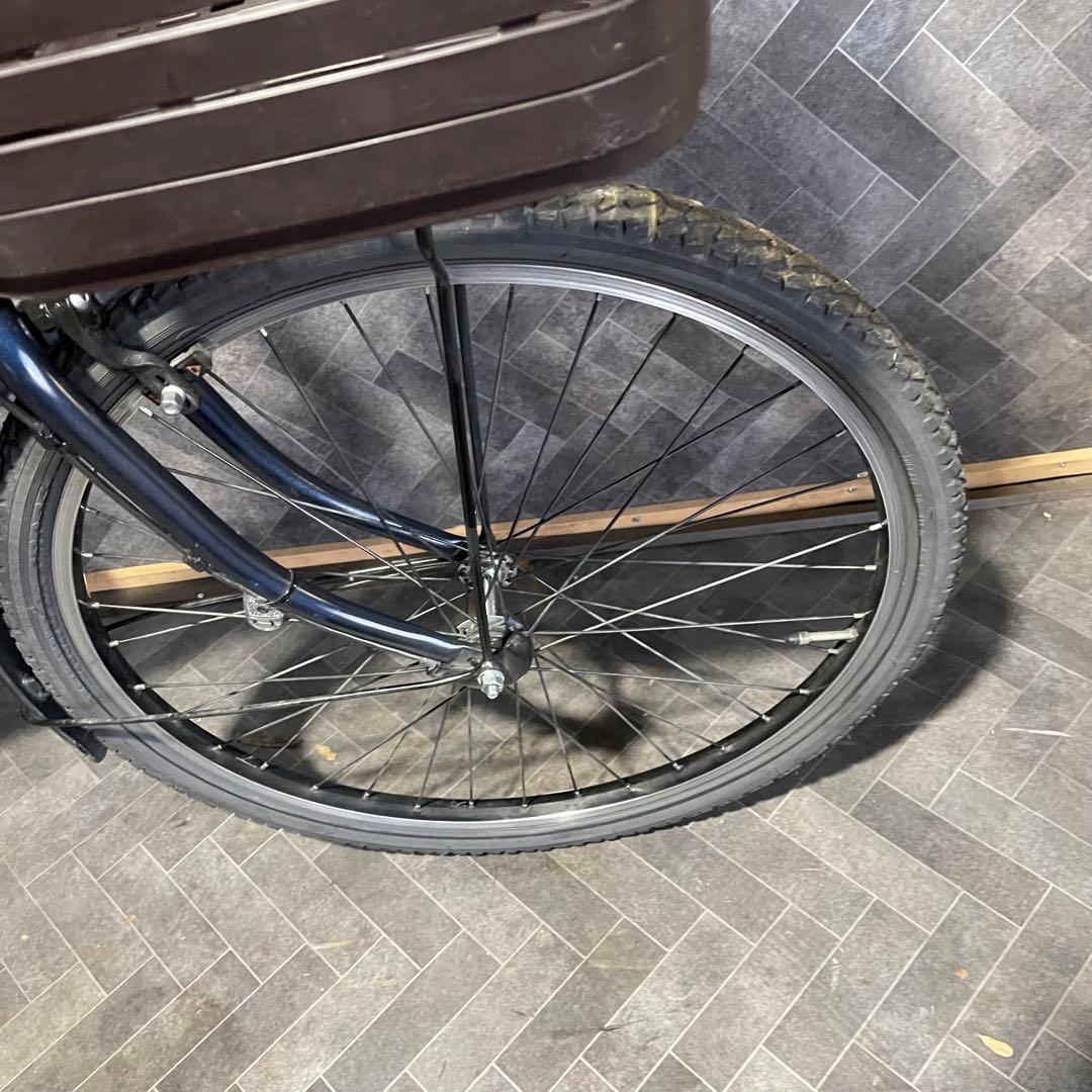 電動アシスト自転車 ネイビー シティタイプ