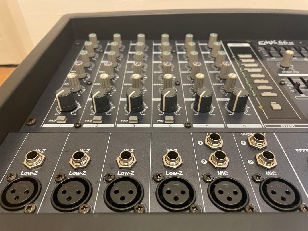 YAMAHA EMX66M パワードミキサー 動作品