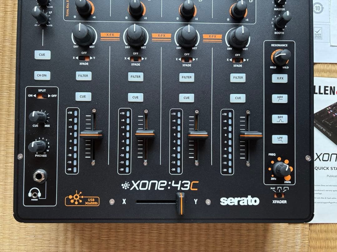 Allen&Heath Xone 43C DJミキサー オーディオ プリアンプ