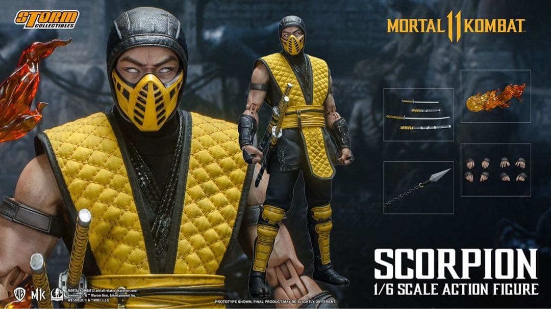 Storm Collectibles モータルコンバット スコーピオン 1/6