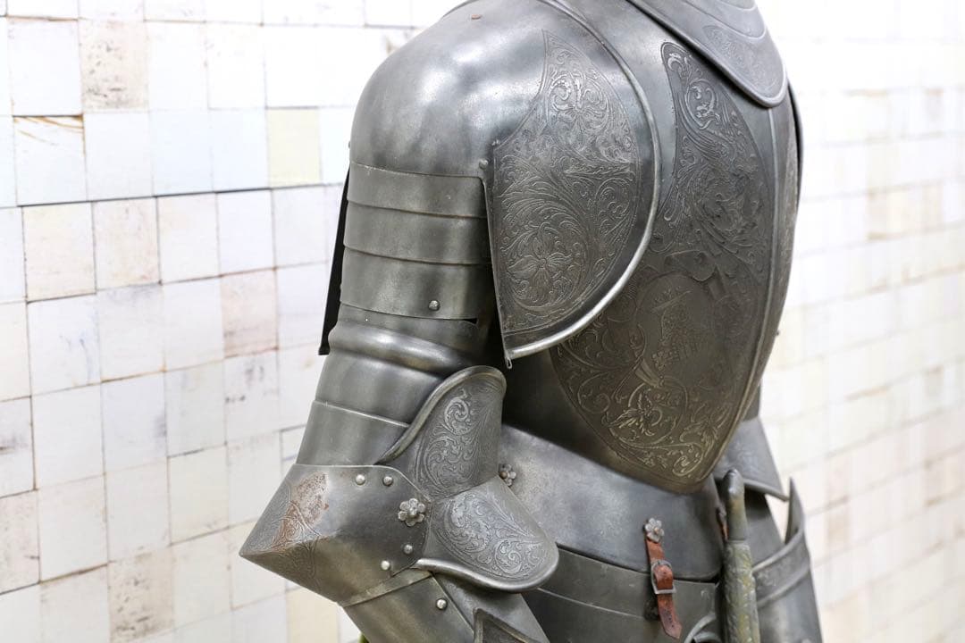 GMFH356○フランス製 アンティーク 甲冑 置物 オブジェ 西洋 195