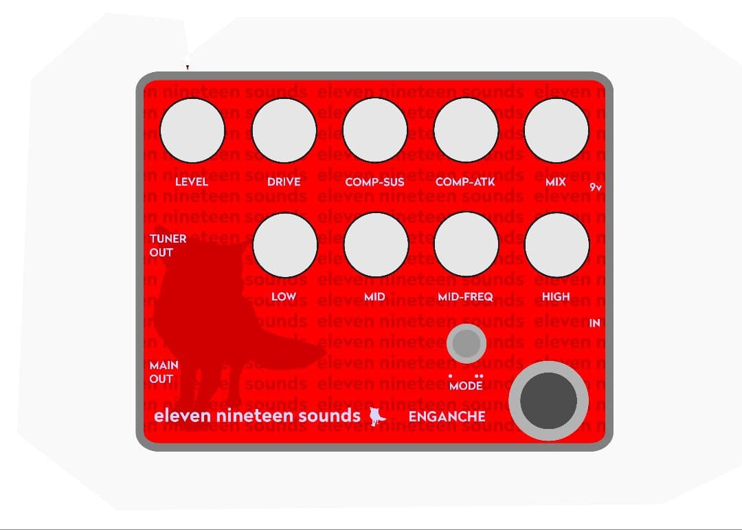 【榎田さま専用】【ハンドメイドエフェクター】Engancheカスタム