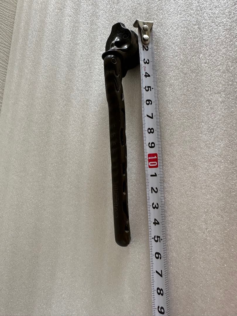 龍文堂造　銅矢立　銀象嵌