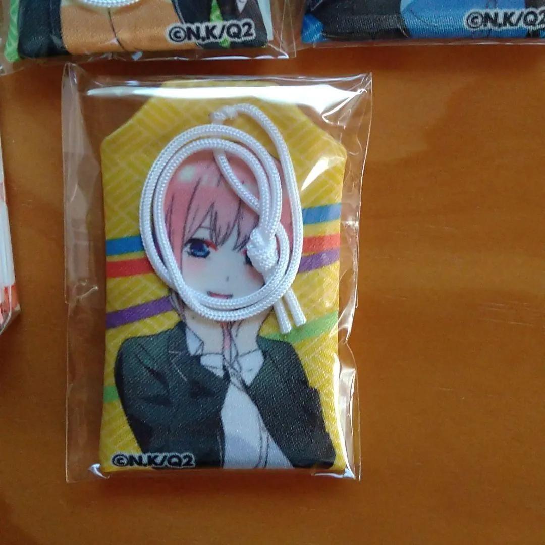 五等分の花嫁　御朱印帳　お守り5人分セット（身延山久遠寺販売品）