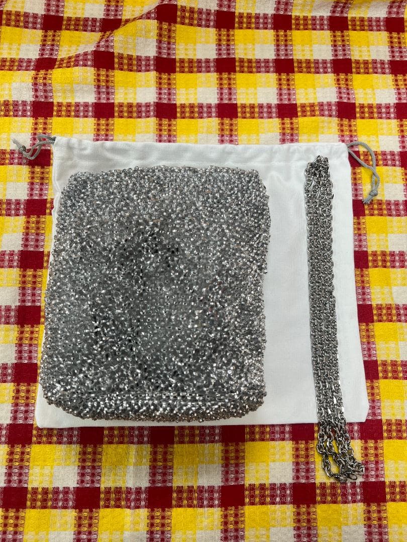 ANTEPRIMA シルバー スパンコール ショルダーバッグ