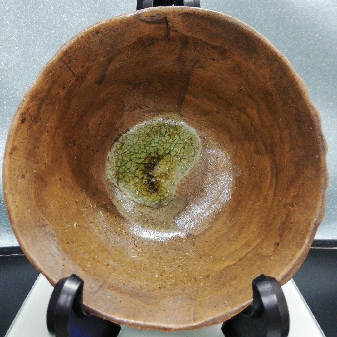 時代茶道具珍品抹茶茶碗天保通宝型押出古陶磁器時代不明コレクション